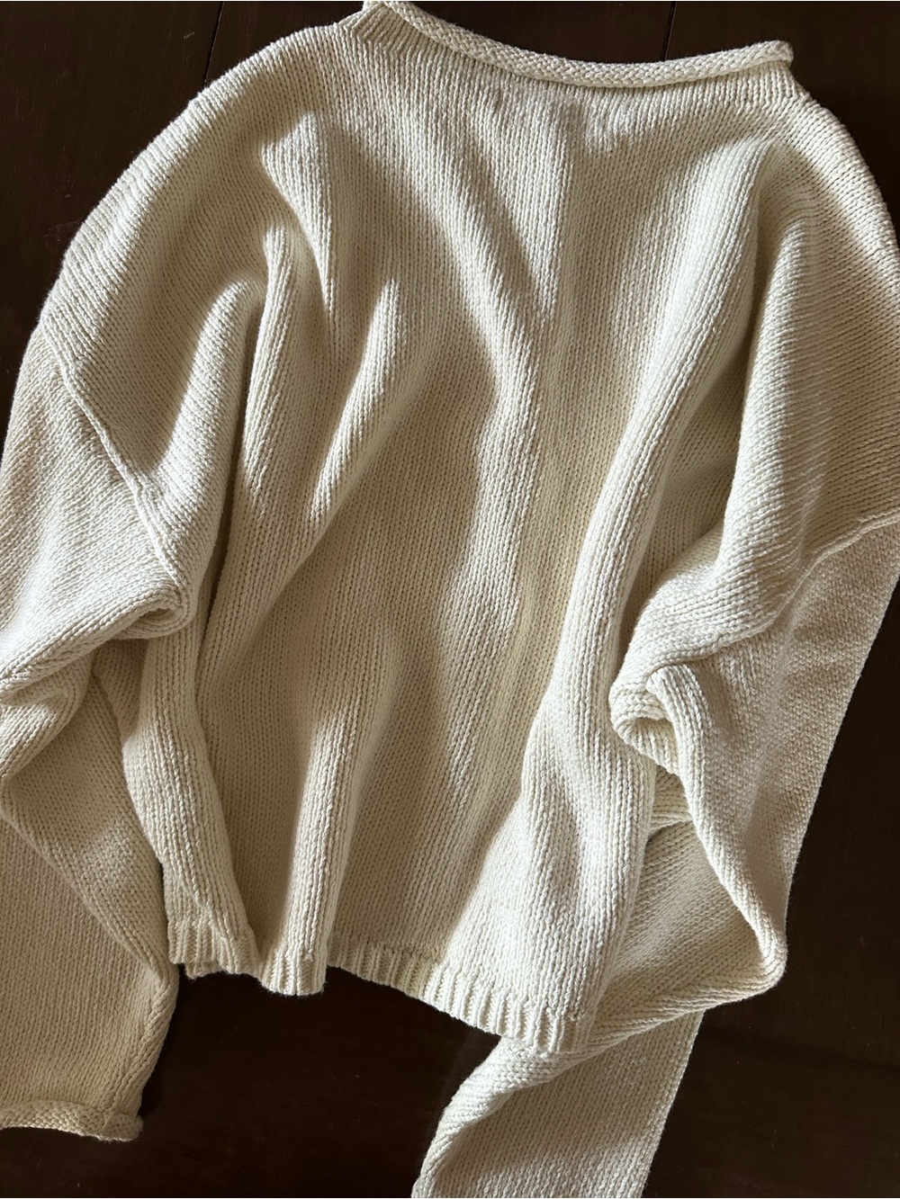 James Street Oversized Peri Cotton Cardigan - Picture 5 of 5